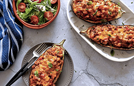 Stuffed Aubergine